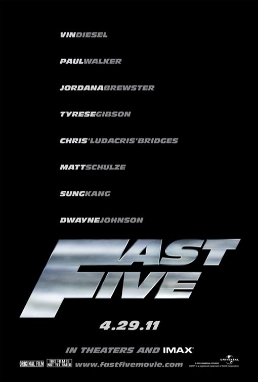 fast five poster. Fast Five Poster